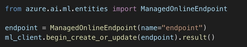 Deploy models with Managed Endpoints