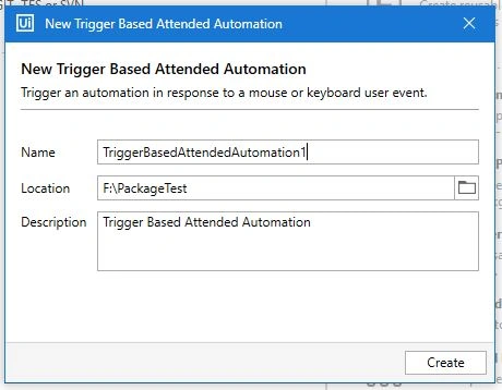 Trigger Based Attended Automation in UiPath