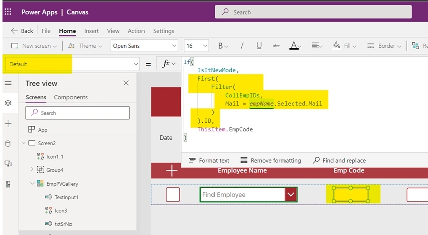 Trigger FLOW from Gallery in PowerApps and Populate data
