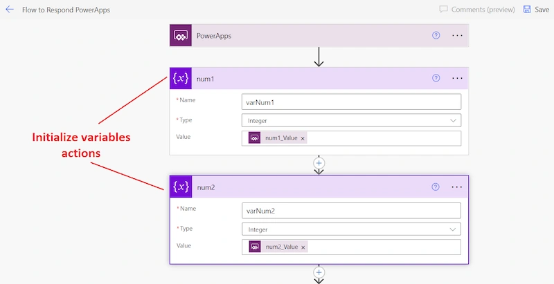respond to PowerApps from Power Automate flow