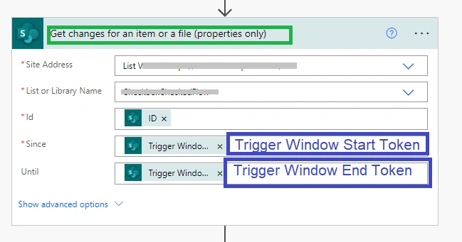 Get Changes for Item Method
