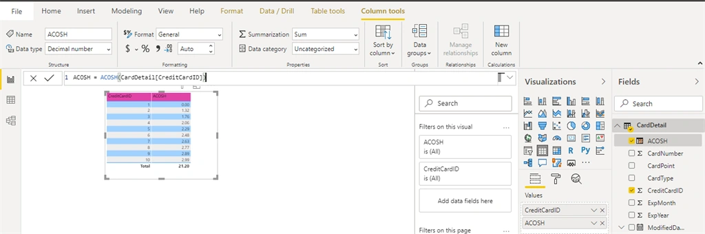 Trigonometric DAX Function In Power BI