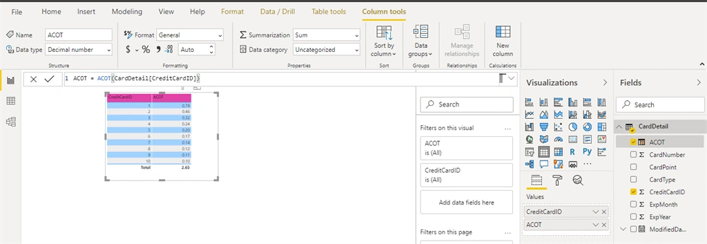 Trigonometric DAX Function In Power BI