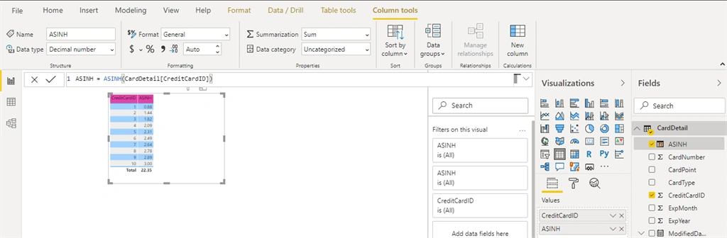 Trigonometric DAX Function In Power BI