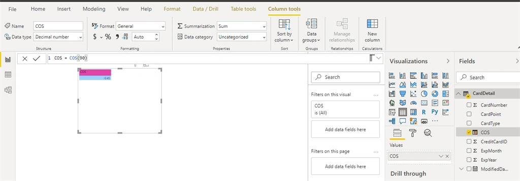 Trigonometric DAX Function In Power BI