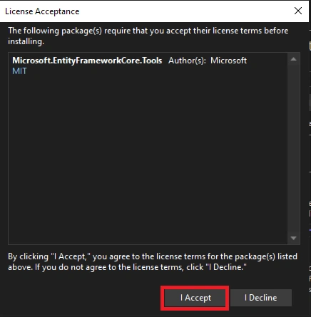 LicenseAcceptance
