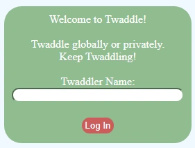 Twaddle Application Using SignalR