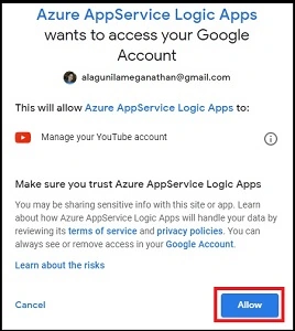 Tweet Specific Youtube Video In Twitter With Azure Logic App