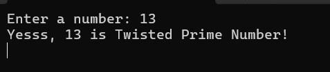 Twisted Prime Number