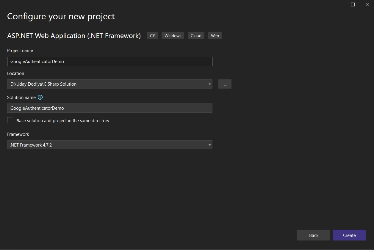 Two-Factor Authentication using Google Authenticator in Asp.Net MVC
