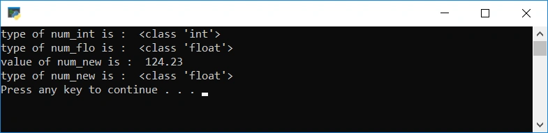 Type Conversion In Python