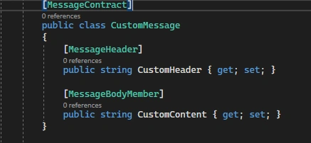 Message Contract