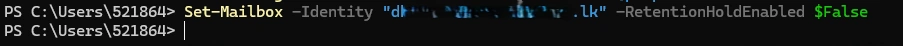 COmmand successfull