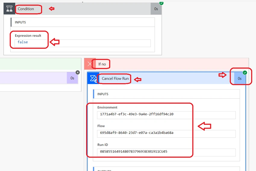 Understand Cancel Flow Run Action in Power Automate