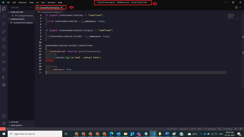 Understand Form Context to Read Form Data with Web Resource in Dynamics CRM