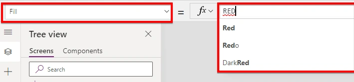 Understand Properties and Events of Screens in PowerApps
