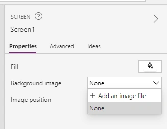 Understand Properties and Events of Screens in PowerApps