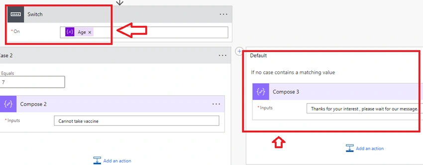 Understand Switch Statement in Power Automate