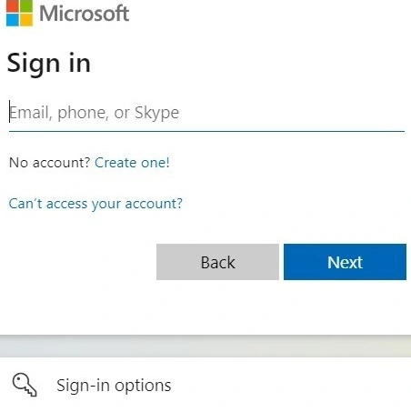 Sign in Microsoft
