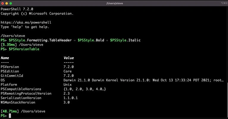 PowerShell module