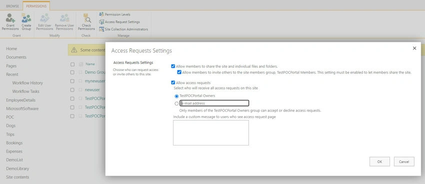 SharePoint environment