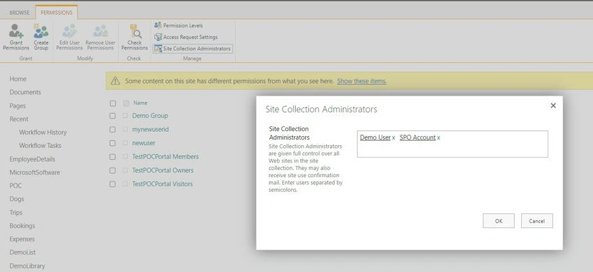 Site collection