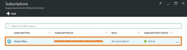 subscription ID