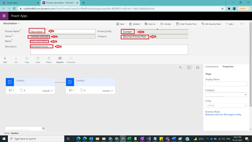 Understand BPF Stages and Data Steps in Dynamics CRM