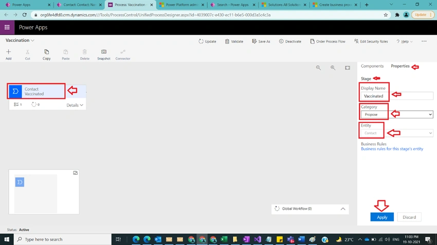 Understand BPF Stages and Data Steps in Dynamics CRM