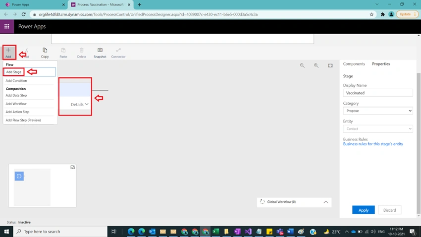 Understand BPF Stages and Data Steps in Dynamics CRM