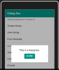 Simple Dialog box
