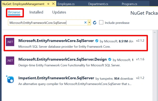 Understanding Entity Framework Core and Code First Migrations in EF Core