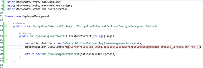 Understanding Entity Framework Core and Code First Migrations in EF Core