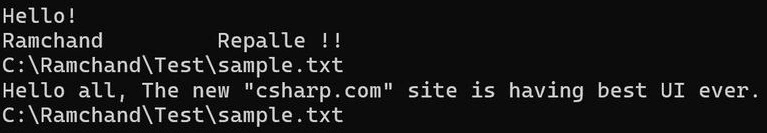 Output
