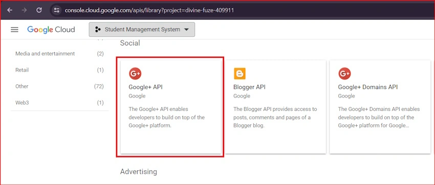 Google API