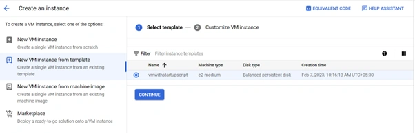 Understanding Instance templates and leveraging Instance templates to simplify VM instance creation process