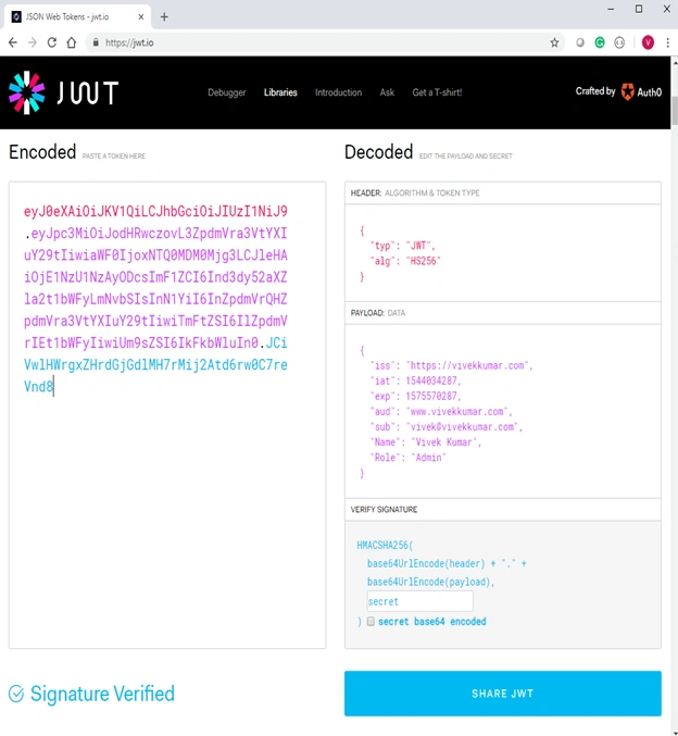 JSON Web Tokens