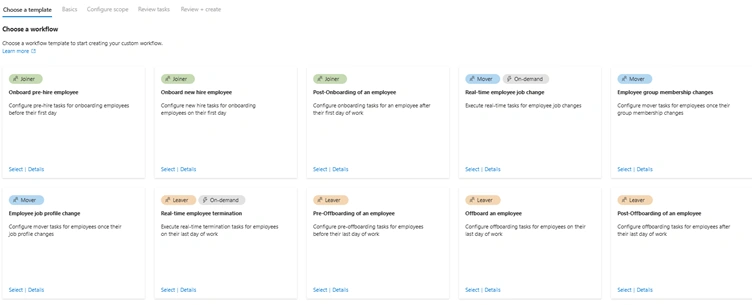 Choose a workflow