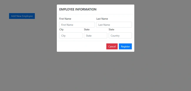 Modal Concept In Bootstrap 4