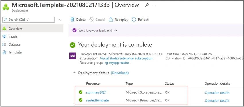 Understanding Nested ARM Templates With An Example