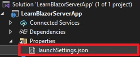 Launch settings