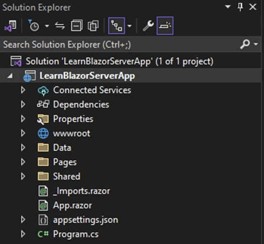 Learn Blazor Service
