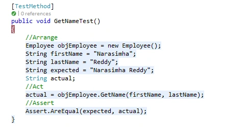 Test method