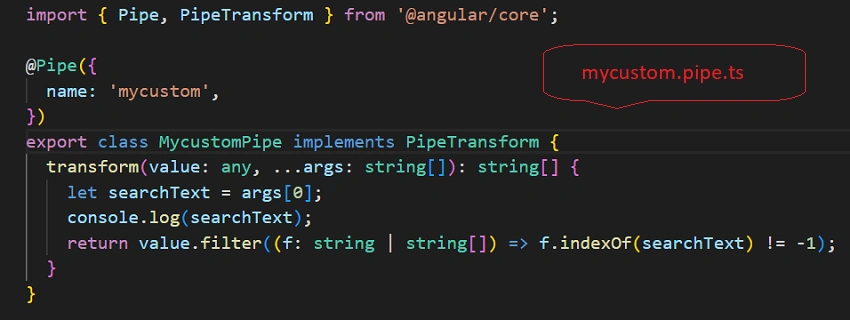 How to create a custom pipe in Angular
