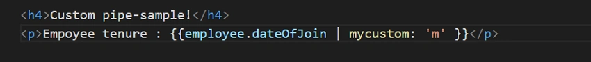 How to create a custom pipe in Angular