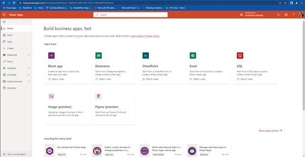 Understand PowerApps Web Studio