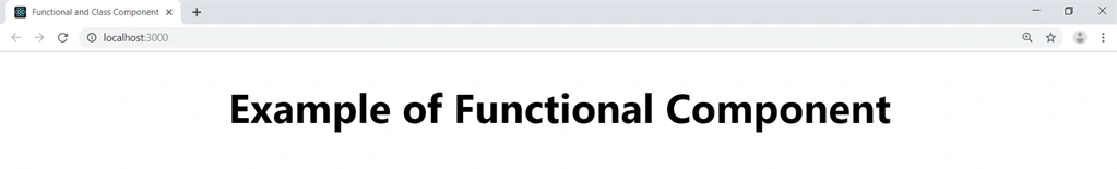 Functional Component