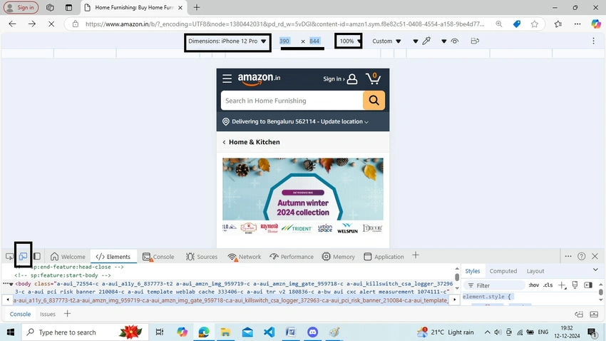 Amazon shopping cart