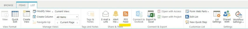 RSS feeds