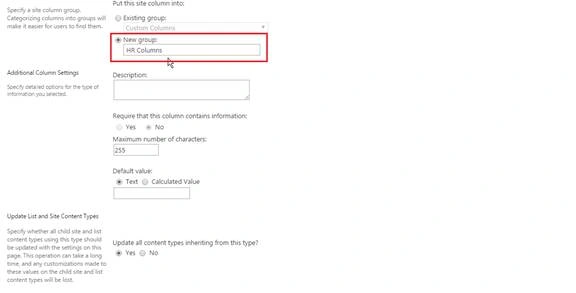HR Columns